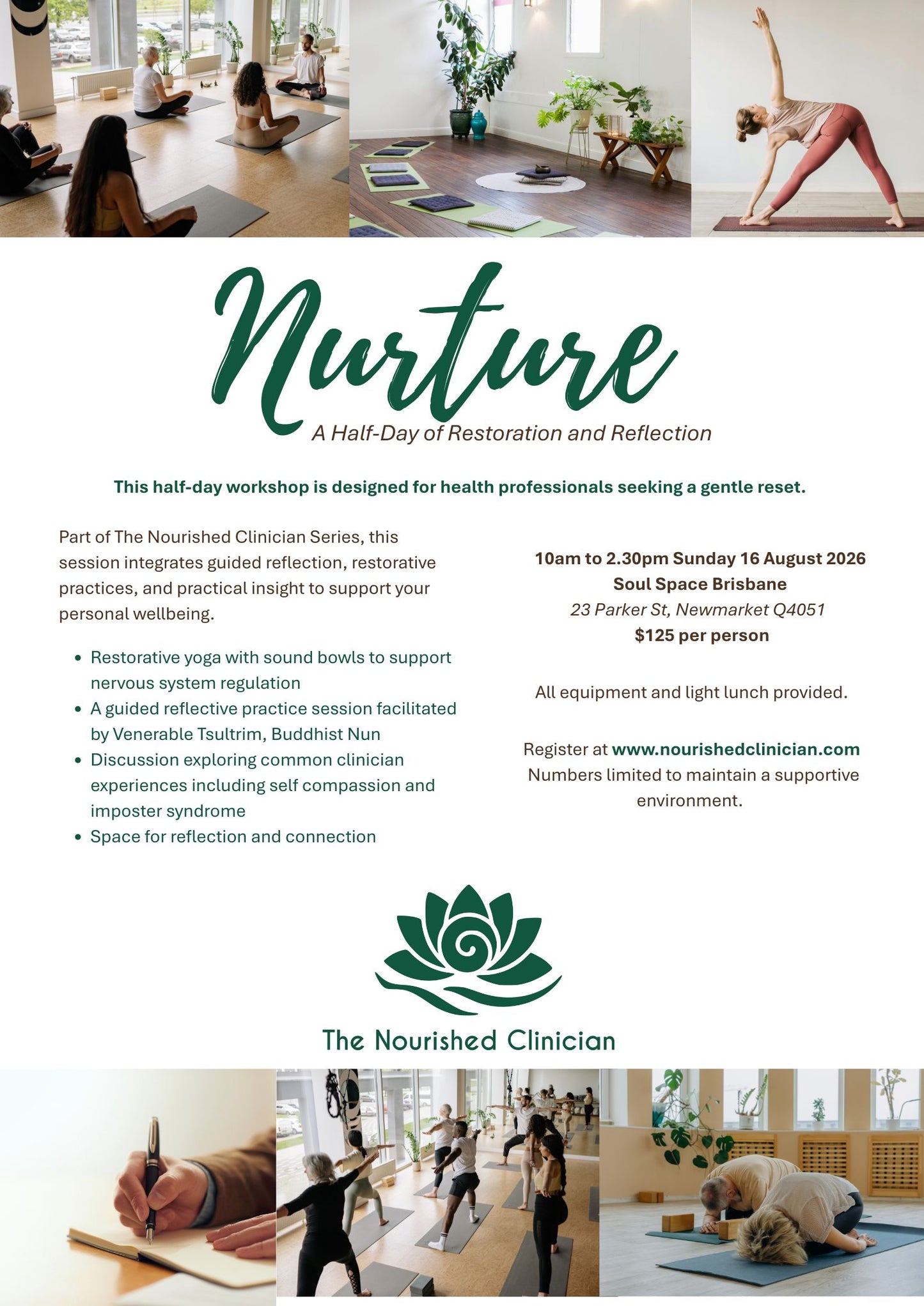 Nurture: A Half-Day of Restoration and Reflection