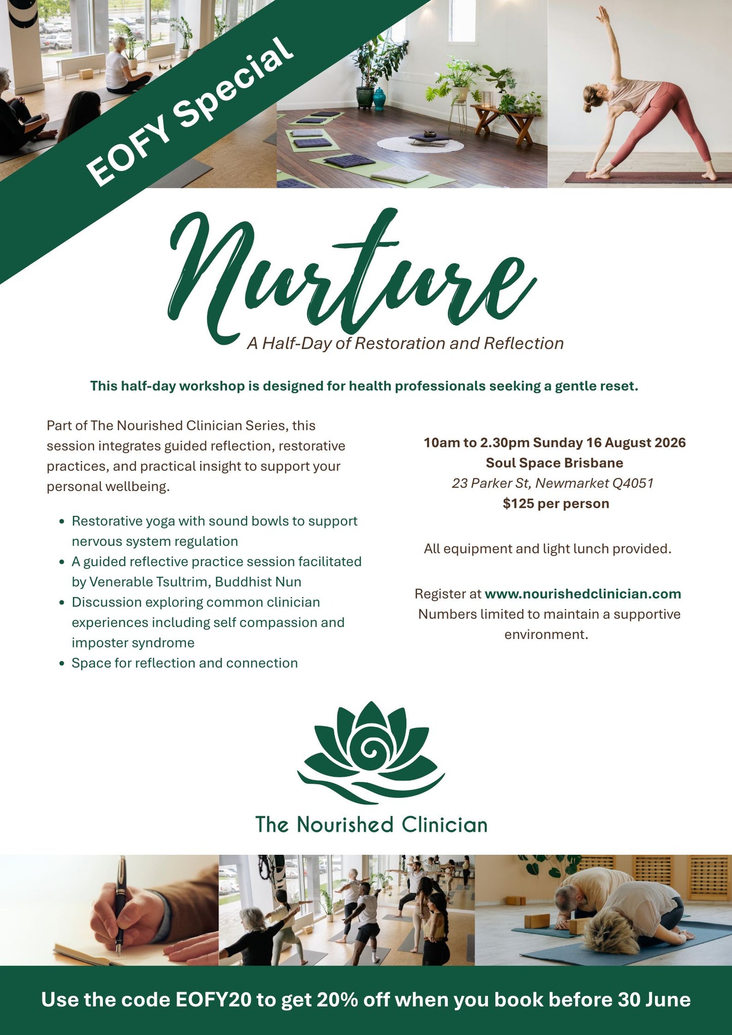 Nurture: A Half-Day of Restoration and Reflection